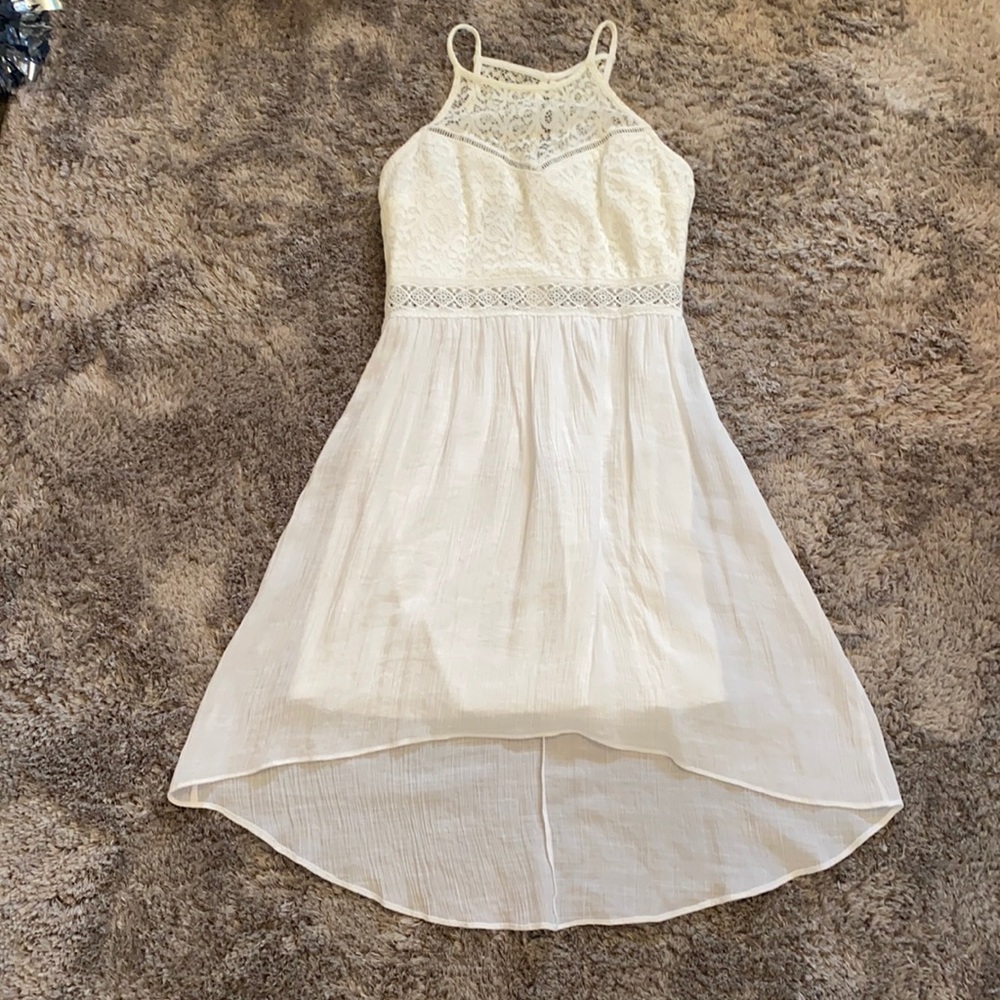 Junior’s White Dress